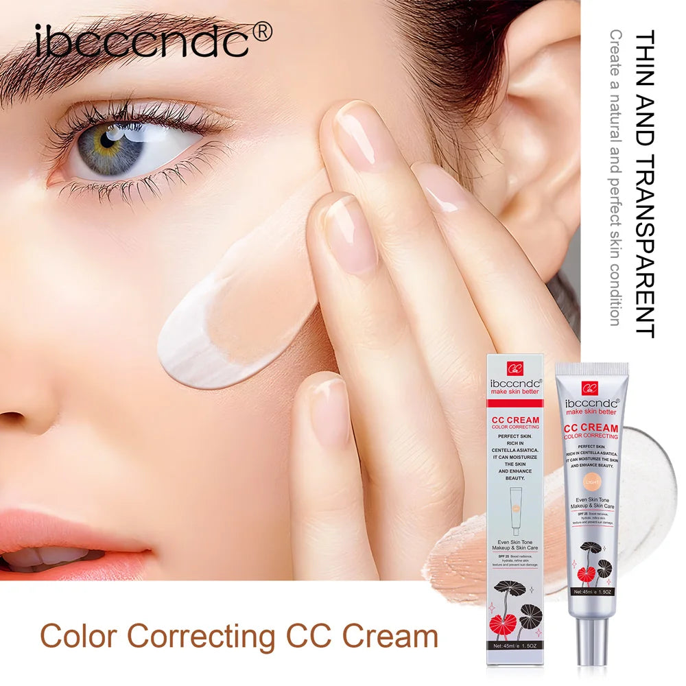 Waterproof CC Cream – Moisturizing, Sweat-Proof, Long-Lasting Coverage