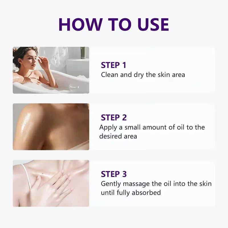 Brightening Moisturising Body Oil – Deep Hydration & Silky Skin (260ml)