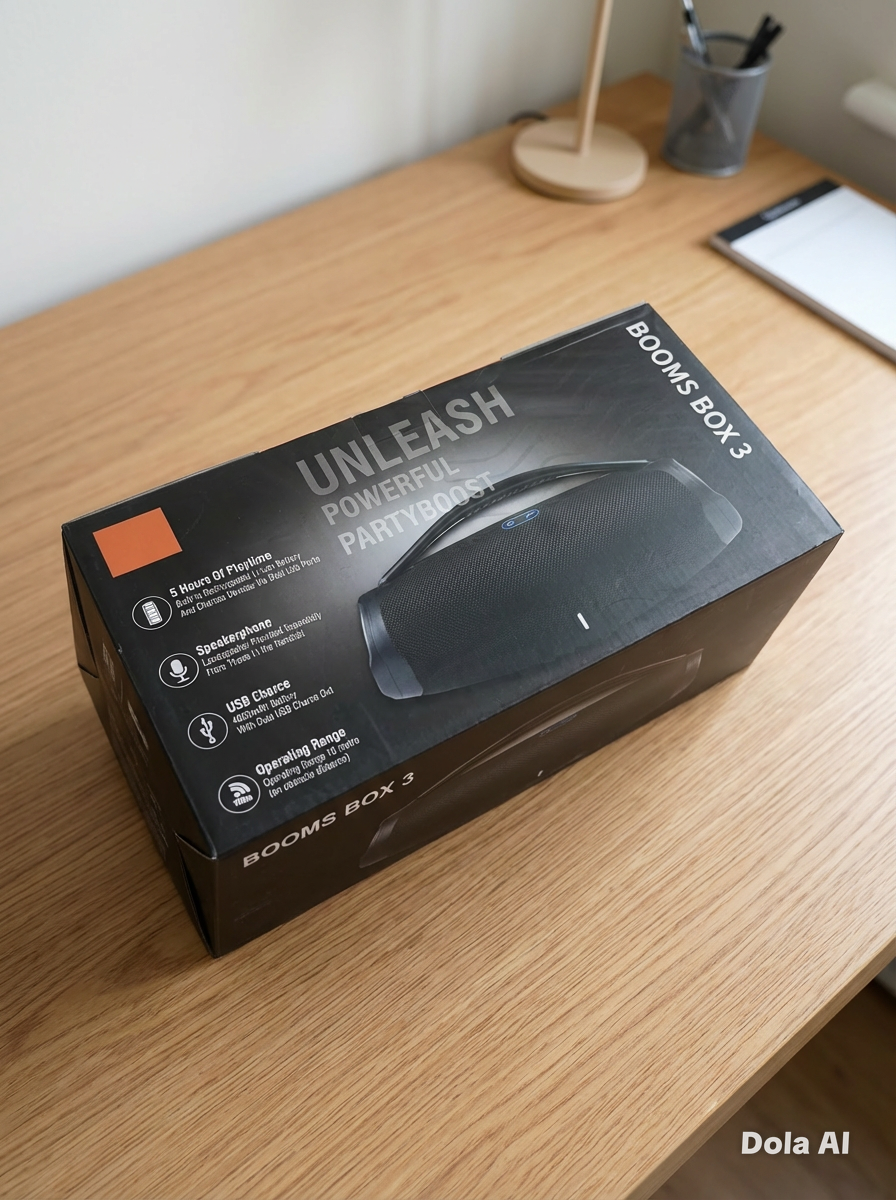 Party Speaker – Powerful Wireless Bluetooth Speaker with Bass Boost