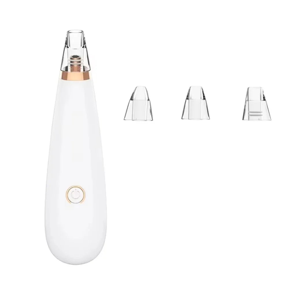 USB Rechargeable Bubble Facial Cleansing Machine Home Use Blackhead Remover Vacuum Pore Cleaner Head for Skin