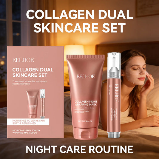 Collagen Wrapping Face Mask Set – Hydration, Elasticity & Brightening Night Care
