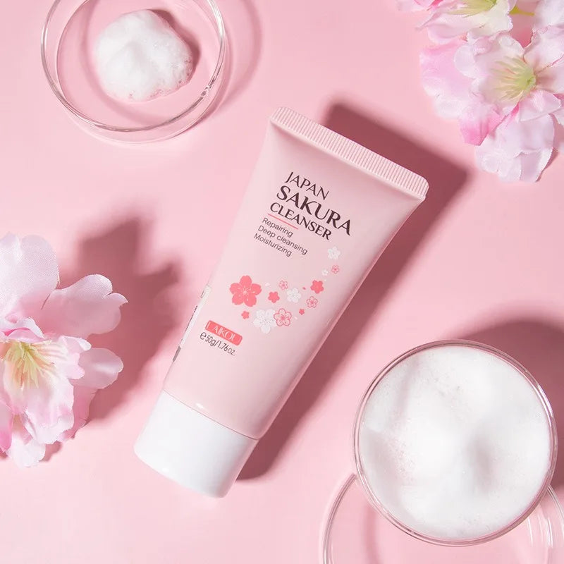 Sakura Foam Cleanser – Deep Clean, Oil Control & Blackhead Care