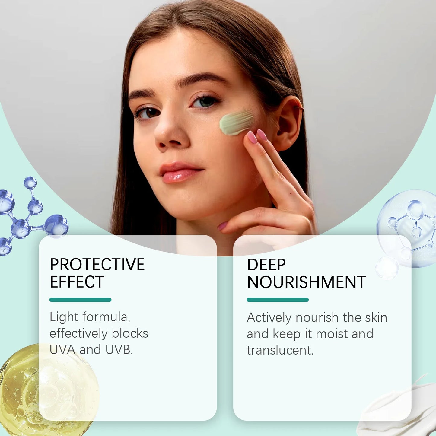 Waterproof SPF50 Sun Cream – Anti-Redness Protection