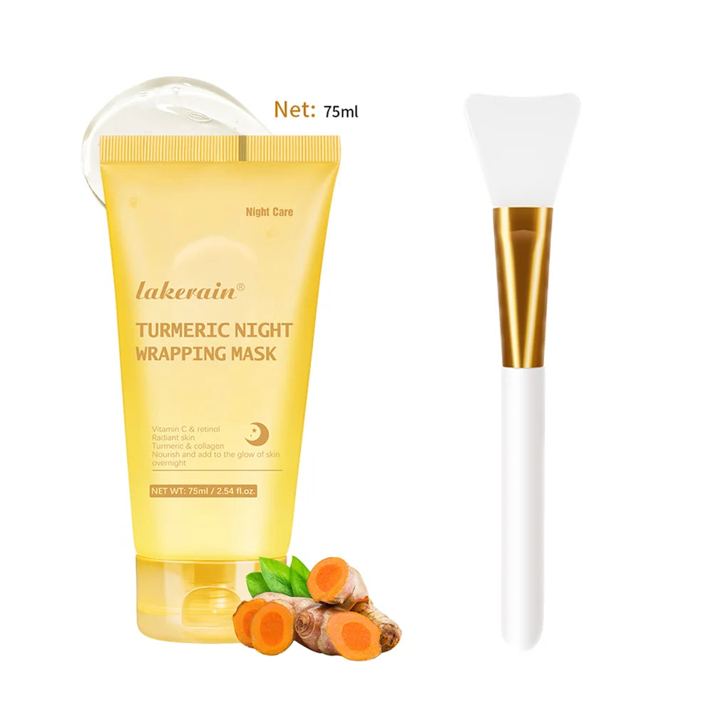 Collagen Face Mask Set – Brush Applicator, Hydrating & Brightening Skin Care