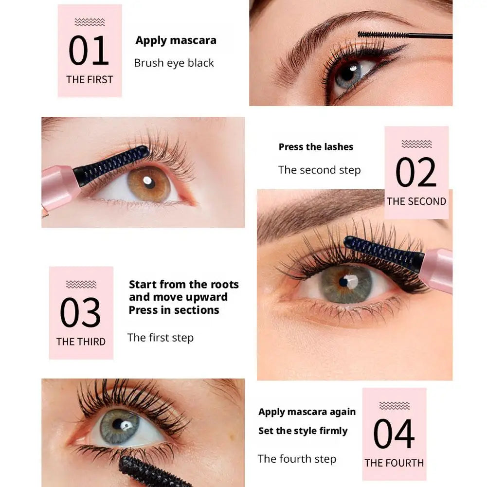 Electric Eyelash Curler Long-lasting Styling  3 Heat Settings & LED Light Type-C Charging Heated Eyelash Curler Makeup Tool