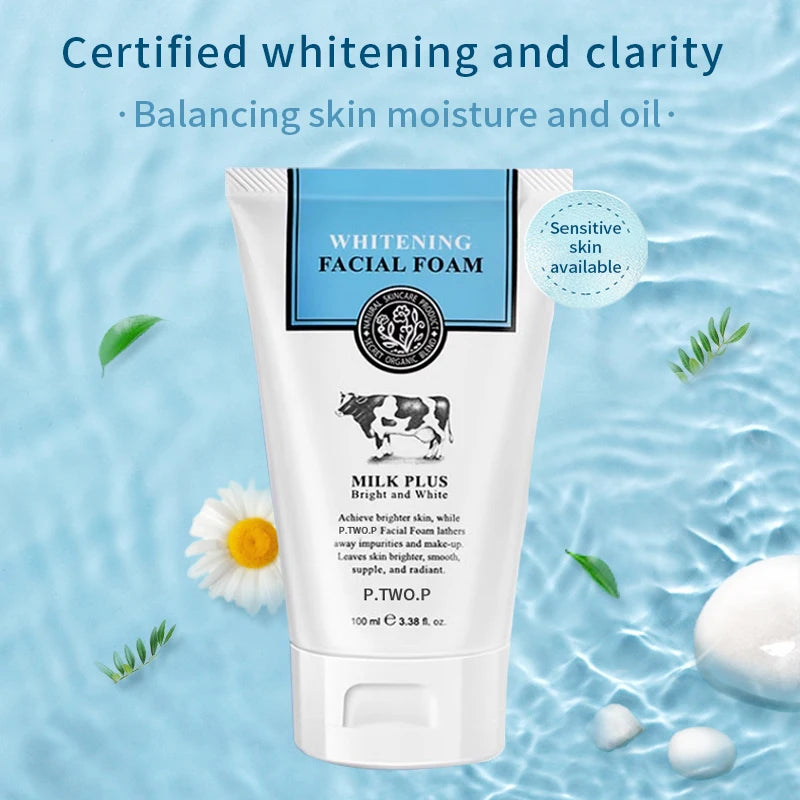 PTWOP Whitening Facial Cleanser – Deep Clean, Oil Control & Pore Care