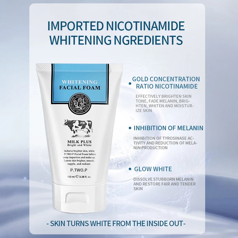 PTWOP Whitening Facial Cleanser – Deep Clean, Oil Control & Pore Care