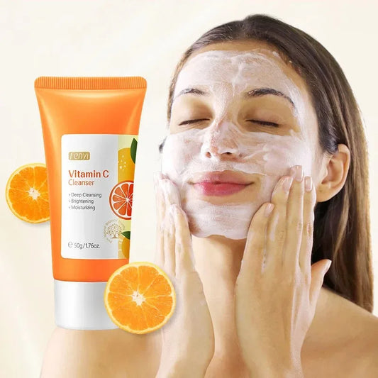 Vitamin C Facial Cleanser – Deep Clean, Moisturizing & Blackhead Care