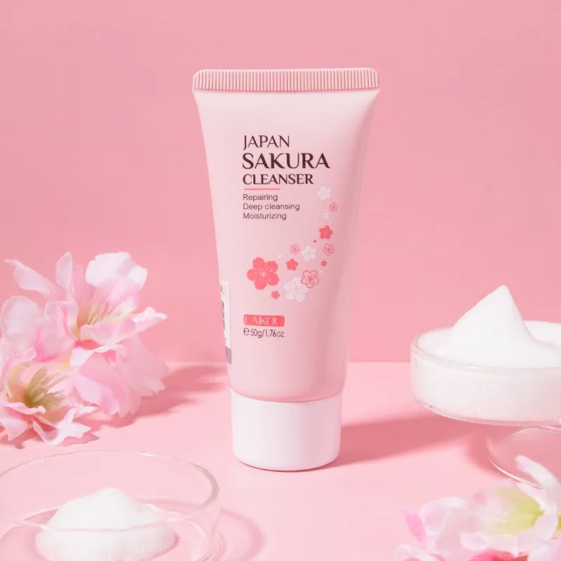 Sakura Foam Cleanser – Deep Clean, Oil Control & Blackhead Care