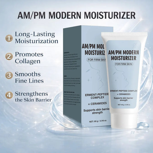 AM/PM Moisturizer Cream – Hydrating Peptides & Ceramides (60g)