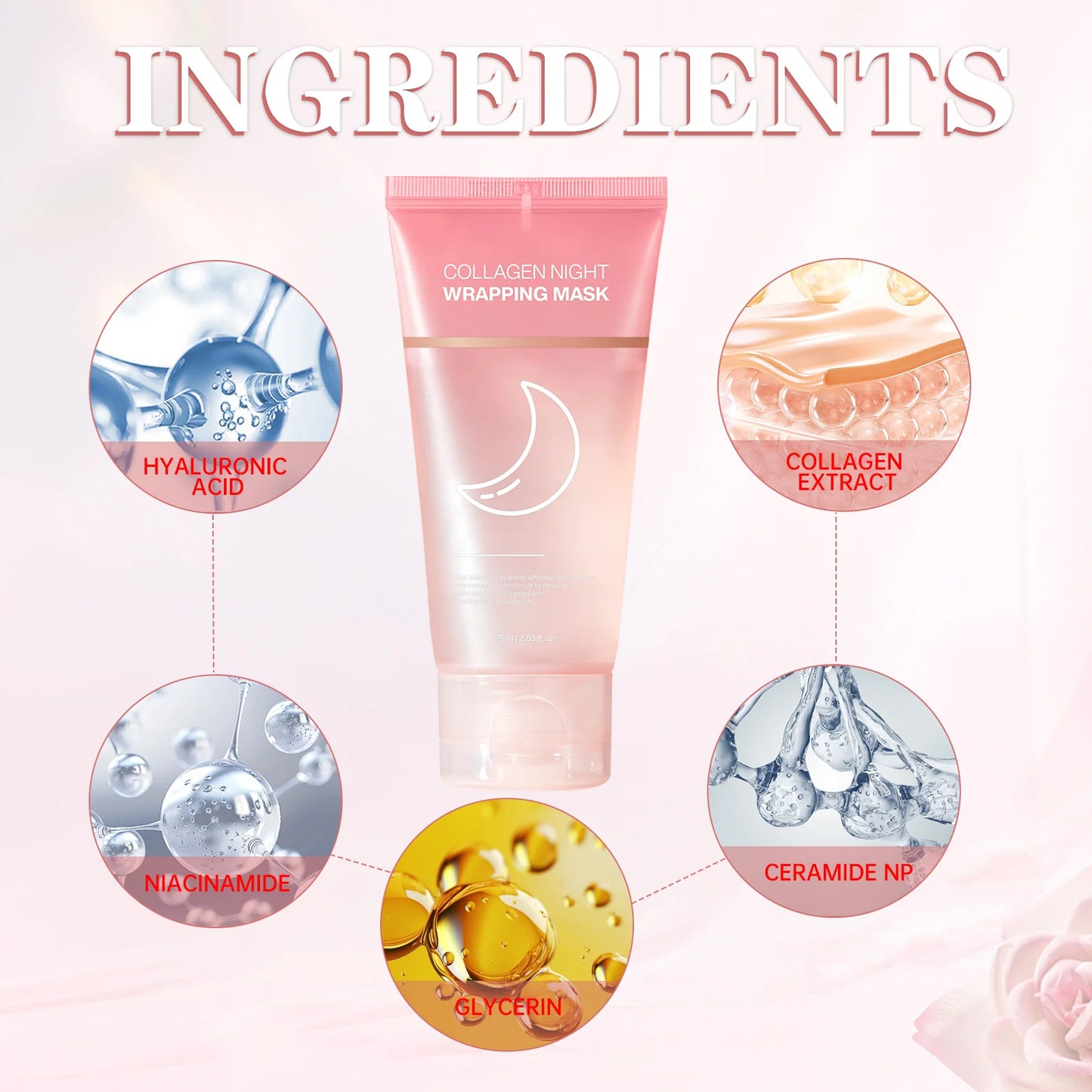 Hydrating Collagen Face Mask – Overnight Firming & Elasticity Care