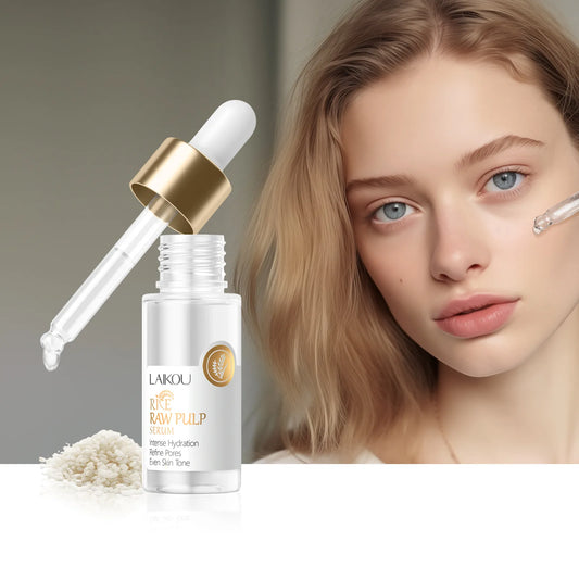 White Rice Brightening Serum – Deep Hydration & Glow Essence (17ml)