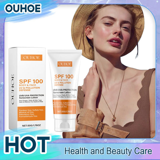 SPF100 Sunscreen – Moisturizing, Oil Control & Sun Protection