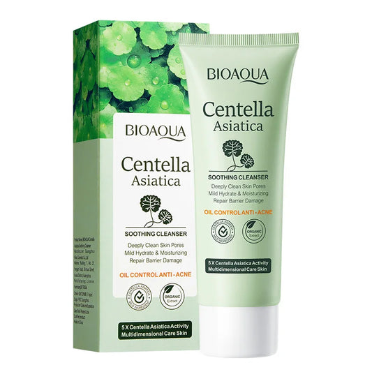 BIOAQUA Centella Asiatica Foam Cleanser – Oil Control & Calming Face Wash