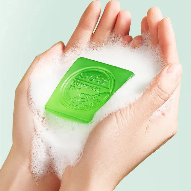 Aloe Vera Handmade Soap – Smooth Cleansing Essential Oil Bar (100g)