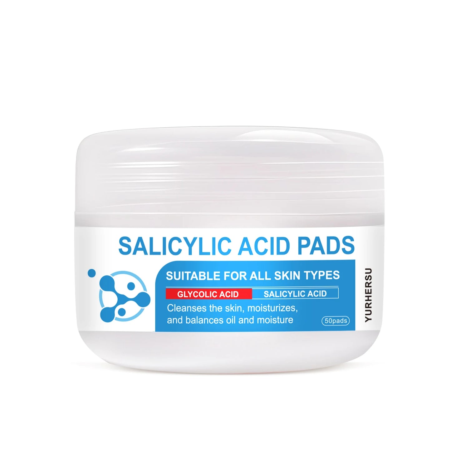 AHA/BHA Toner Pads – 4.5% Lactic Acid & 0.45% Salicylic Exfoliating Care