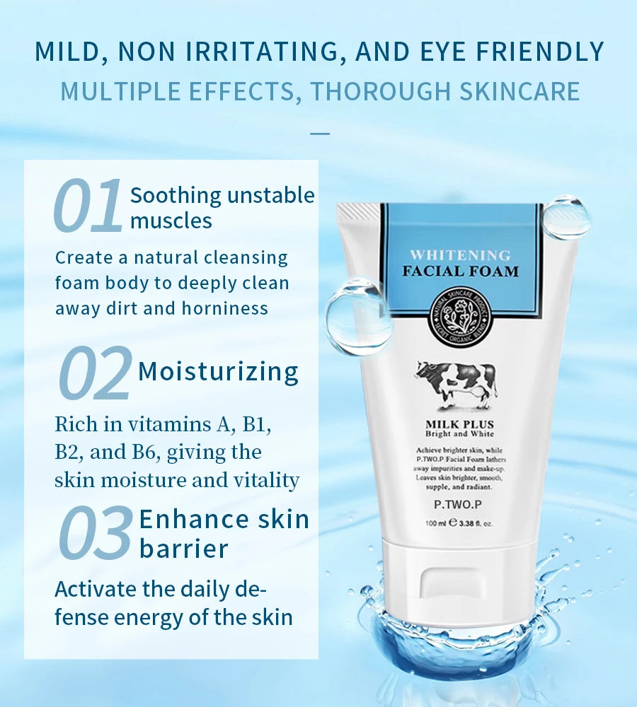 PTWOP Whitening Facial Cleanser – Deep Clean, Oil Control & Pore Care
