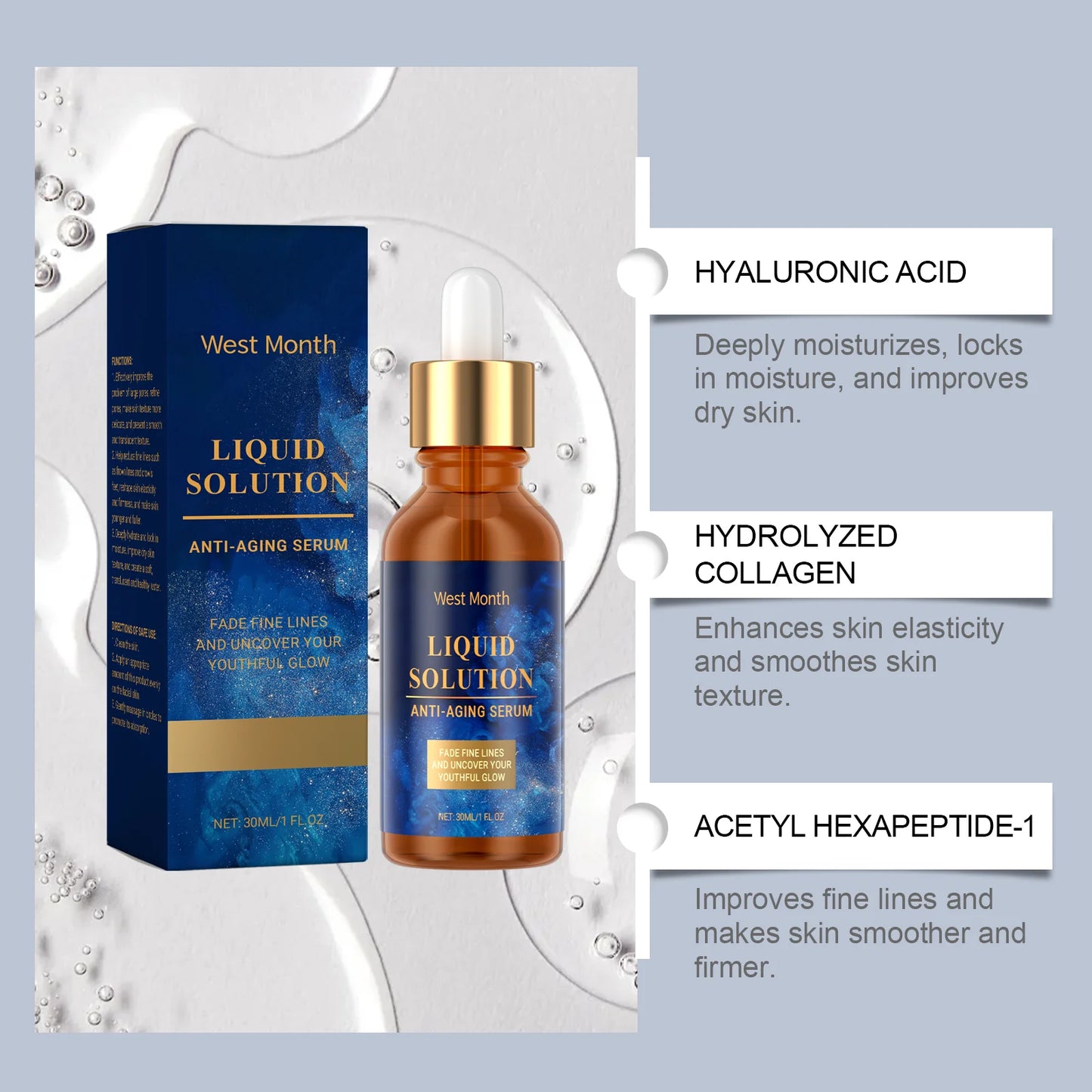 Firming Facial Serum – Hydrating, Pore-Smoothing & Skin Repair
