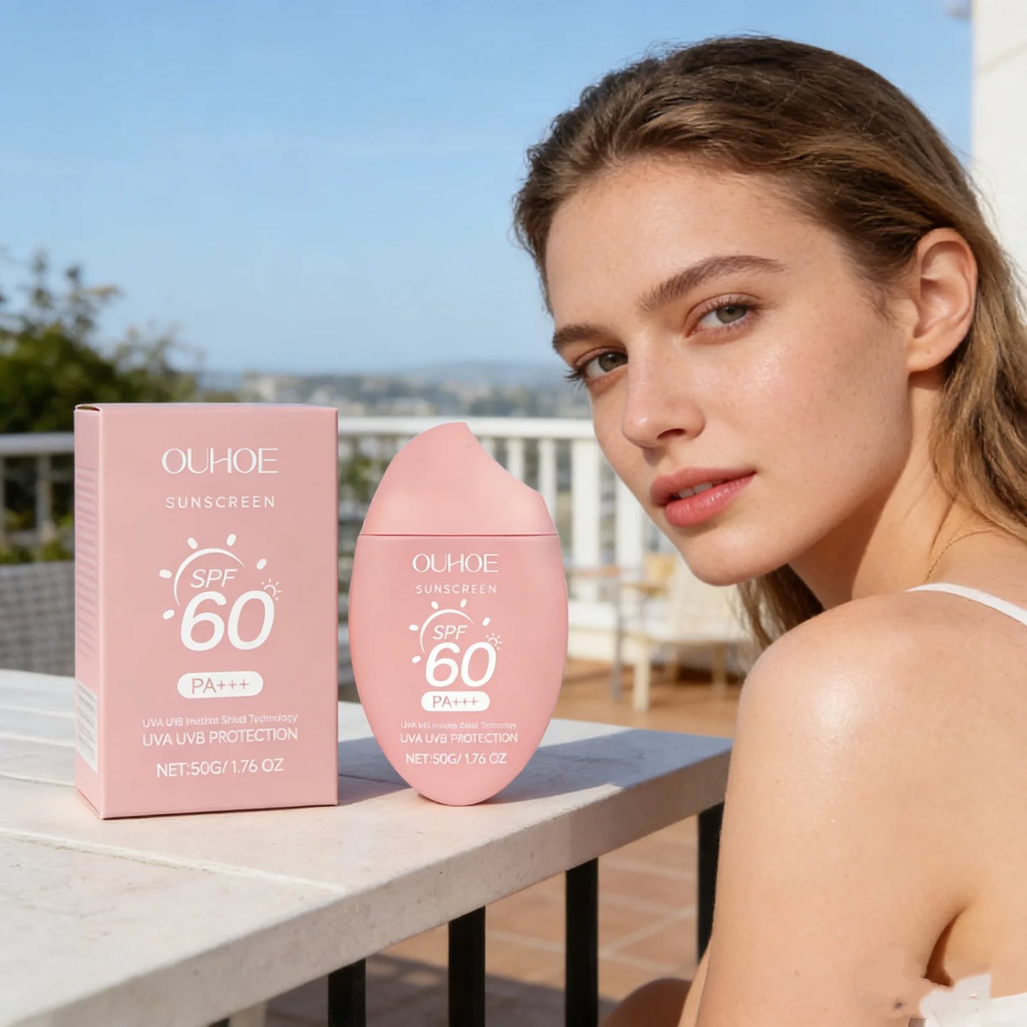 SPF50+ Sunscreen Brighten and Protect